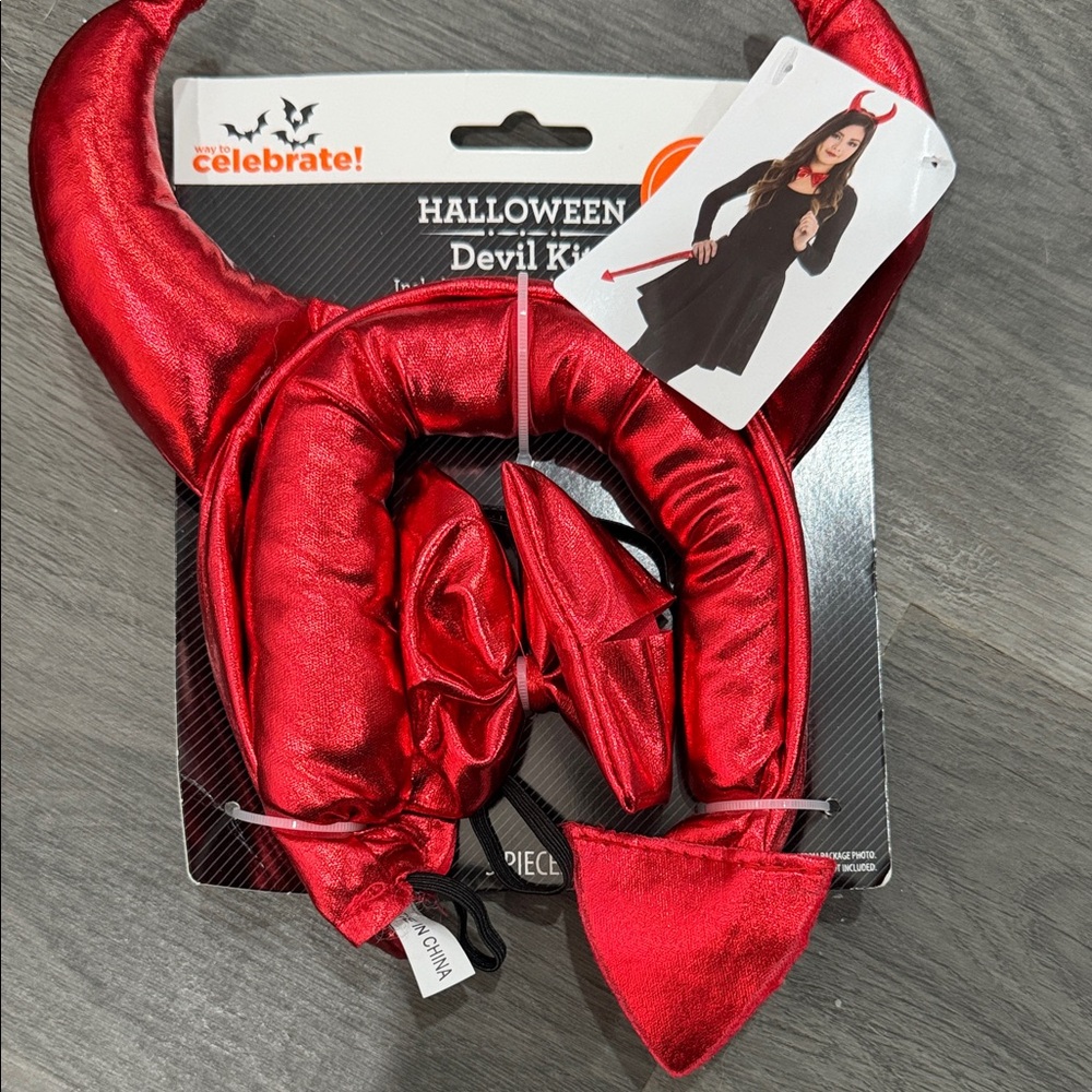 Celebrate! Kids Red Devil Horns Headband Costume Accessory